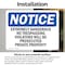Signmission Extremely Dangerous No Trespassing Violators OSHA Notice Sign, Vinyl Decal, 14in W x 10in L, 2PK OS-2PACK-NS-D-1014-L-12290 - alternate 4